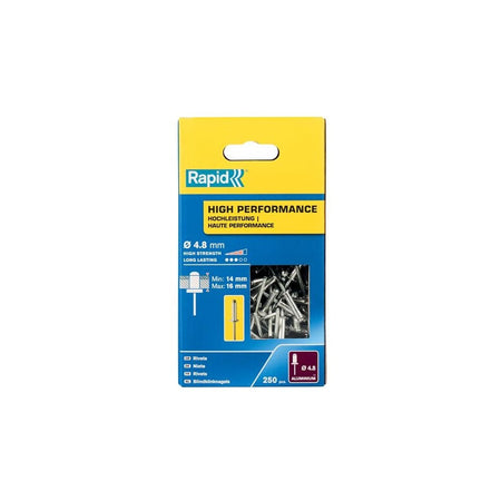 Rapid High Performance Rivets 4.8 x 20mm (Box 250)