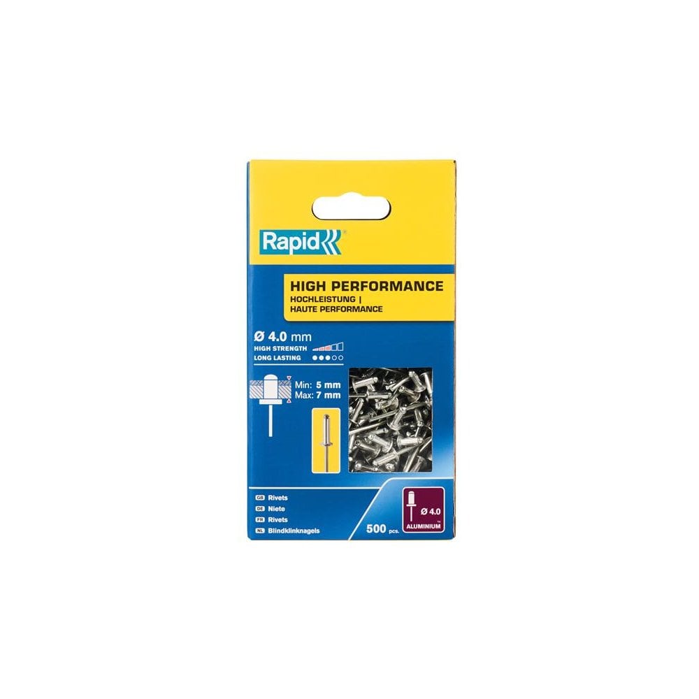 Rapid High Performance Rivets 4 x 10mm (Box 500)