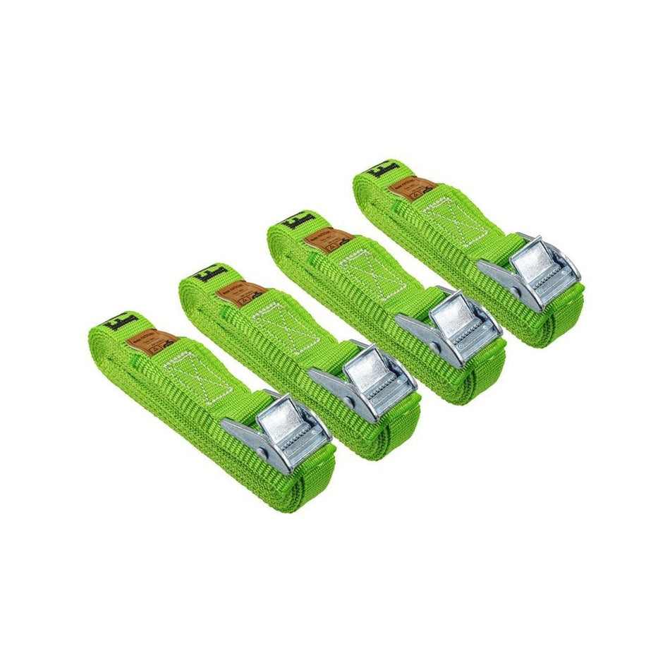 Faithfull Cam Buckle Tie-Downs 5m x 25mm, 4 Piece