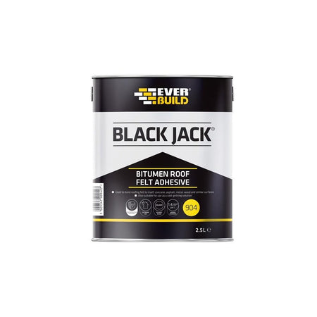 Everbuild Black Jack© 904 Bitumen Roof Felt Adhesive 2.5 litre