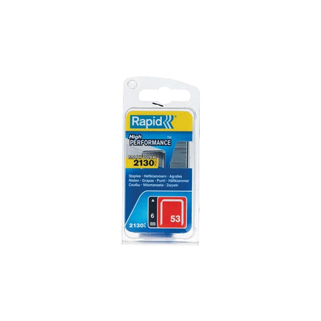 Rapid 53/6B 6mm Galvanised Staples (Pack 2000)