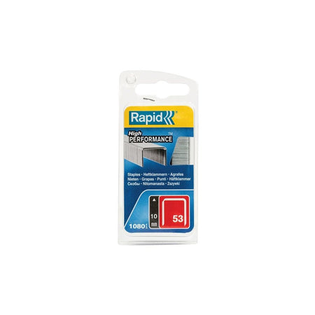 Rapid 53/10B 10mm Galvanised Staples (Pack 1080)