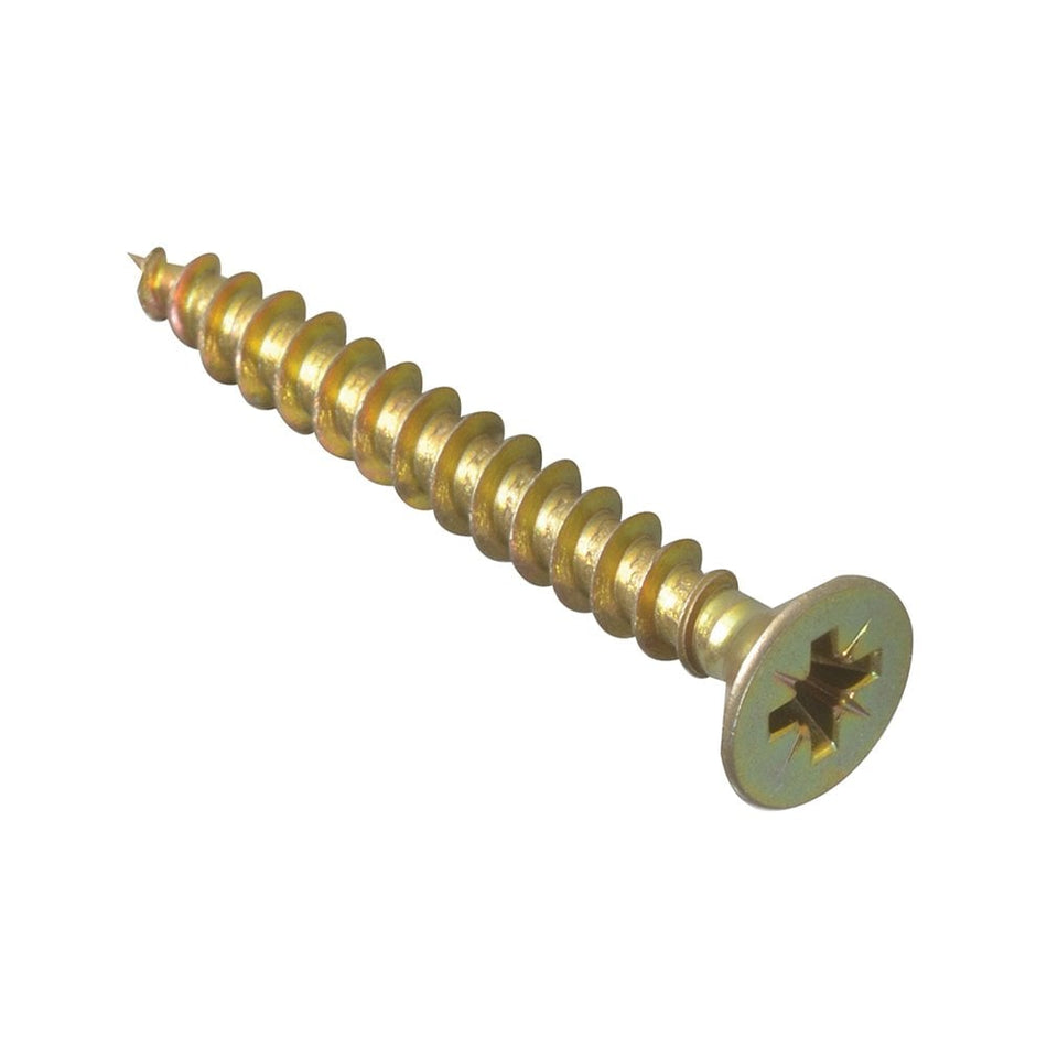 ForgeFix Multi-Purpose Pozi Compatible Screw CSK ST ZYP 5.0 x 40mm Tub 800