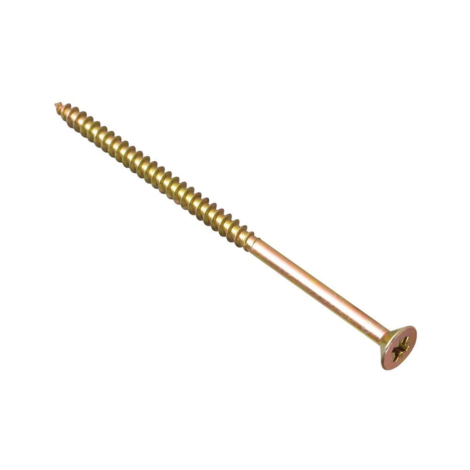 ForgeFix Multi-Purpose Pozi Compatible Screw CSK ST ZYP 6.0 x 100mm Tub 200