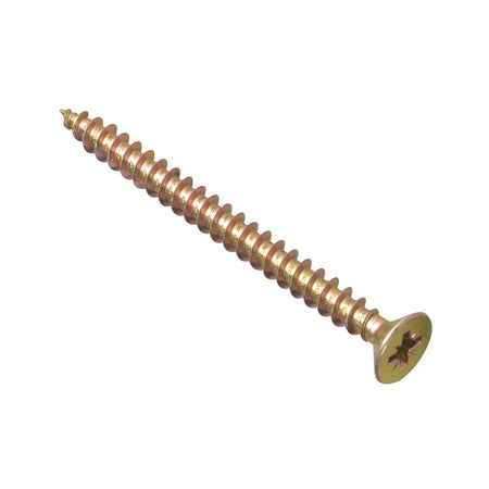 ForgeFix Multi-Purpose Pozi Compatible Screw CSK ST ZYP 5.0 x 60mm Tub 500