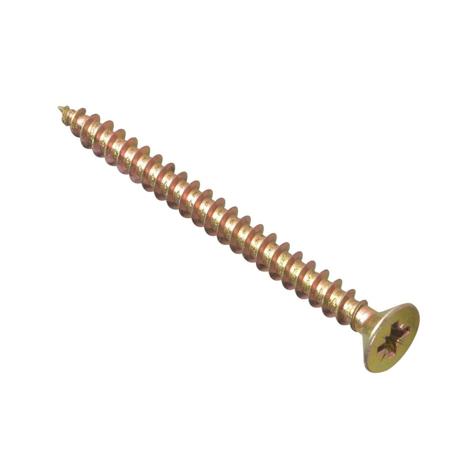 ForgeFix Multi-Purpose Pozi Compatible Screw CSK ST ZYP 5.0 x 60mm Tub 500