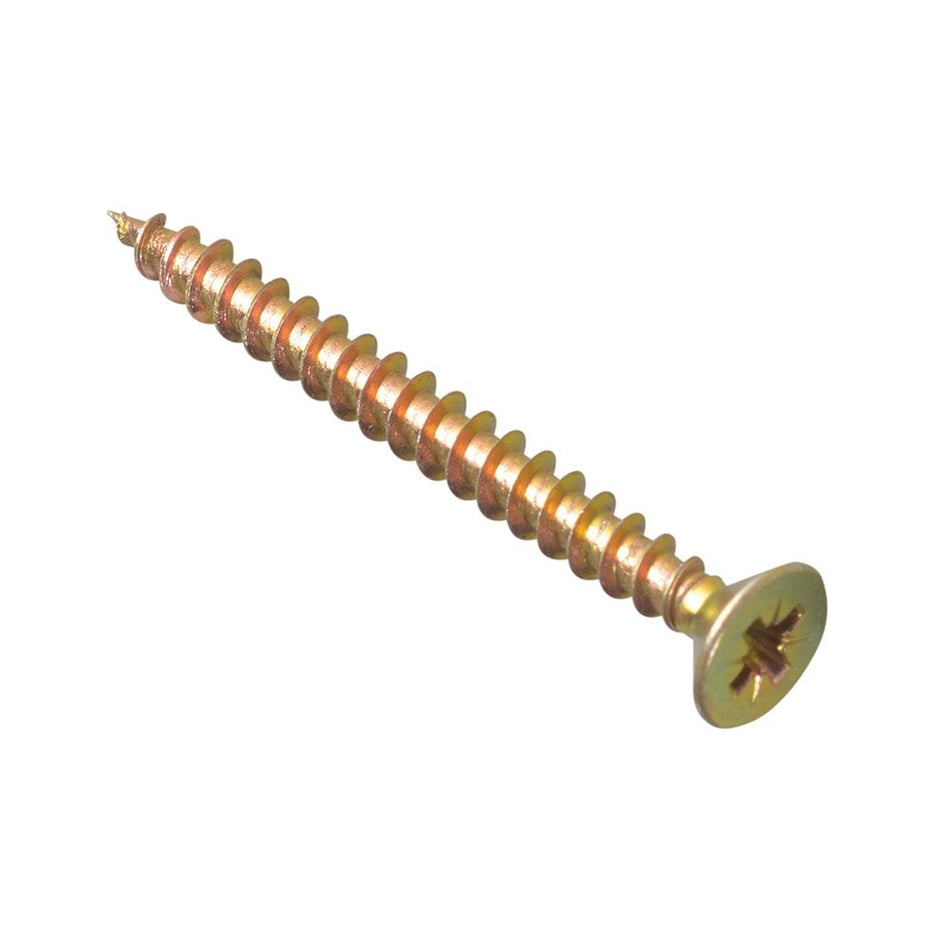 ForgeFix Multi-Purpose Pozi Compatible Screw CSK ST ZYP 5.0 x 50mm Tub 600