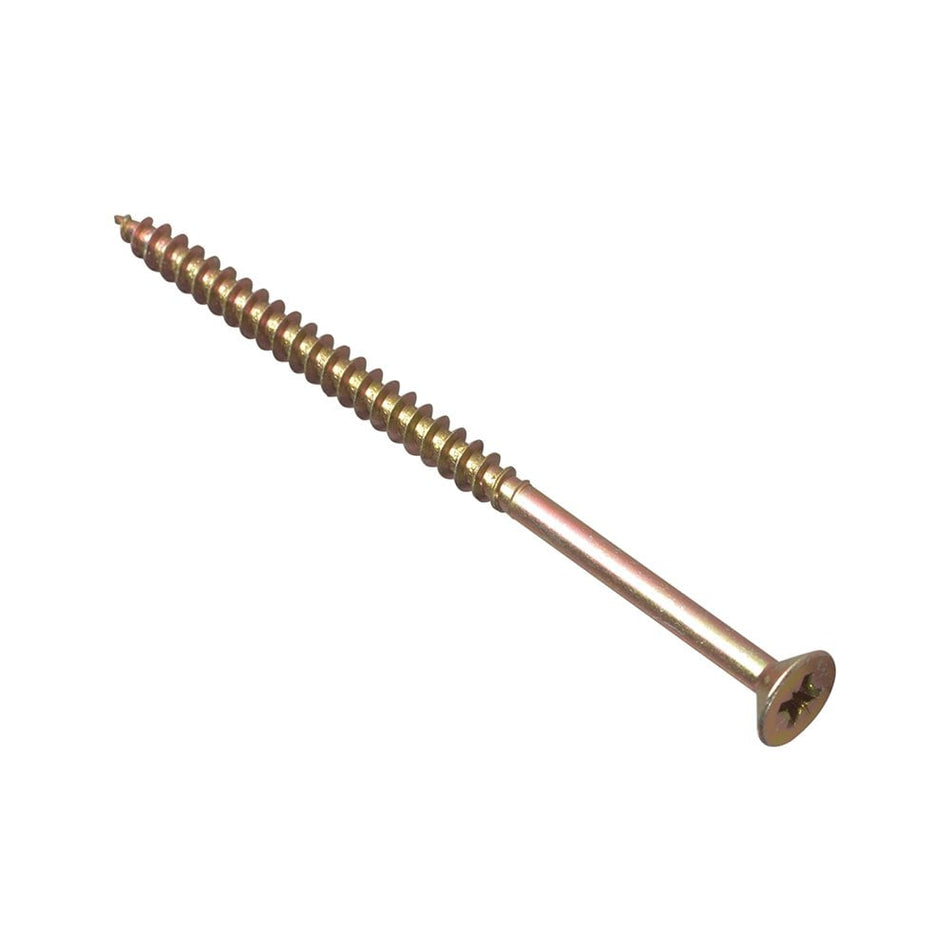ForgeFix Multi-Purpose Pozi Compatible Screw CSK ST ZYP 5.0 x 90mm Tub 350