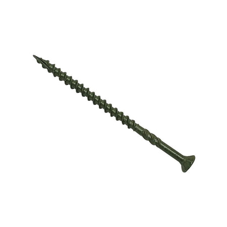 ForgeFix Spectre? Advanced Deck PZ Compatible Screw CSK Green 5.0 x 100mm Box 100