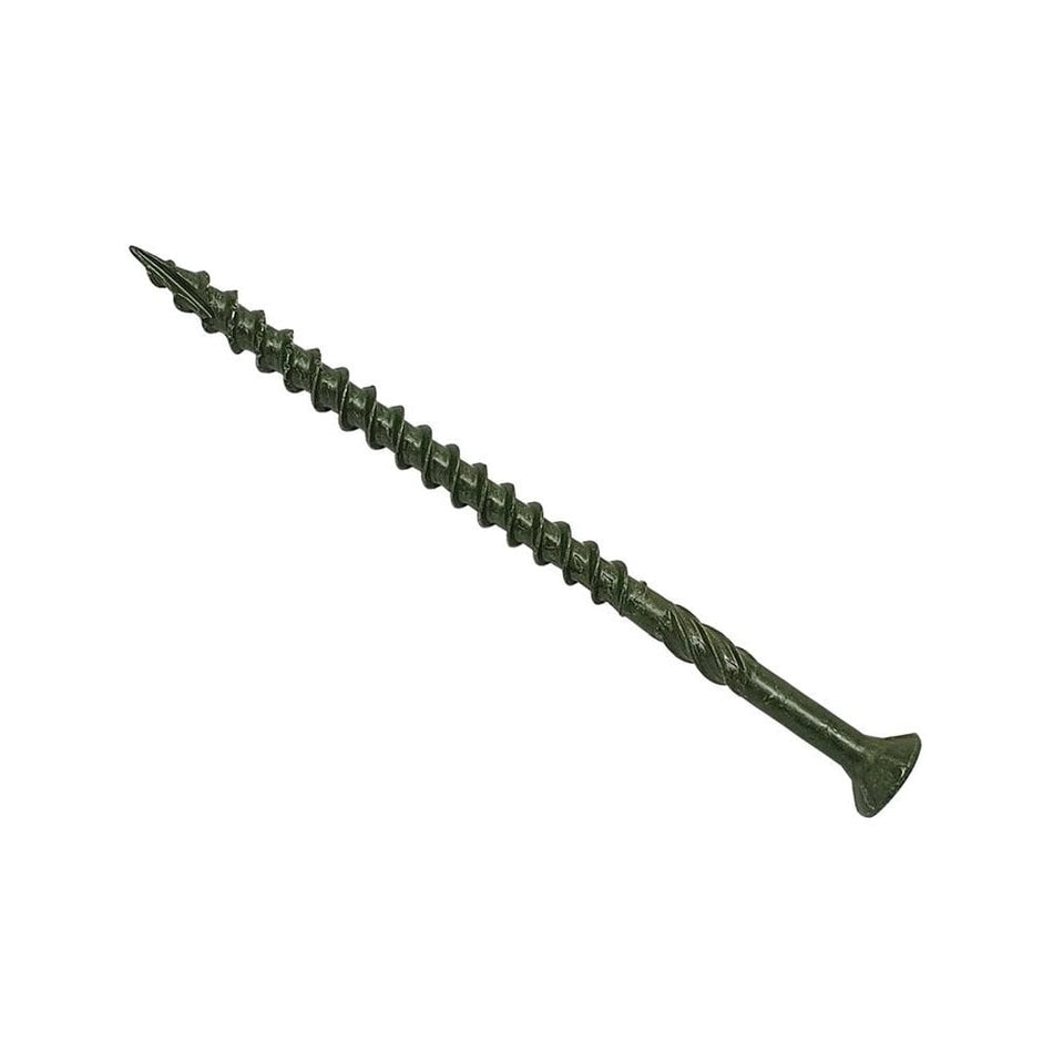 ForgeFix Spectre? Advanced Deck PZ Compatible Screw CSK Green 4.5 x 75mm Box 200