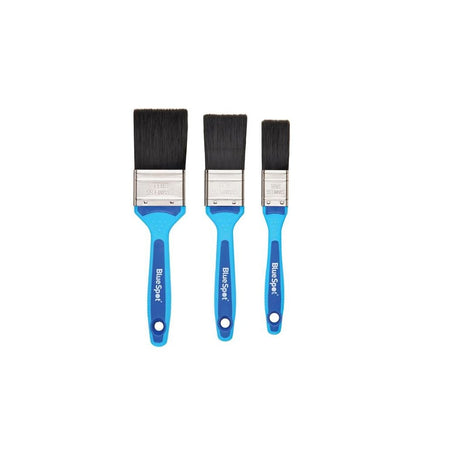 BlueSpot Tools Soft Grip Synthetic Paint Brush Set, 3 Piece