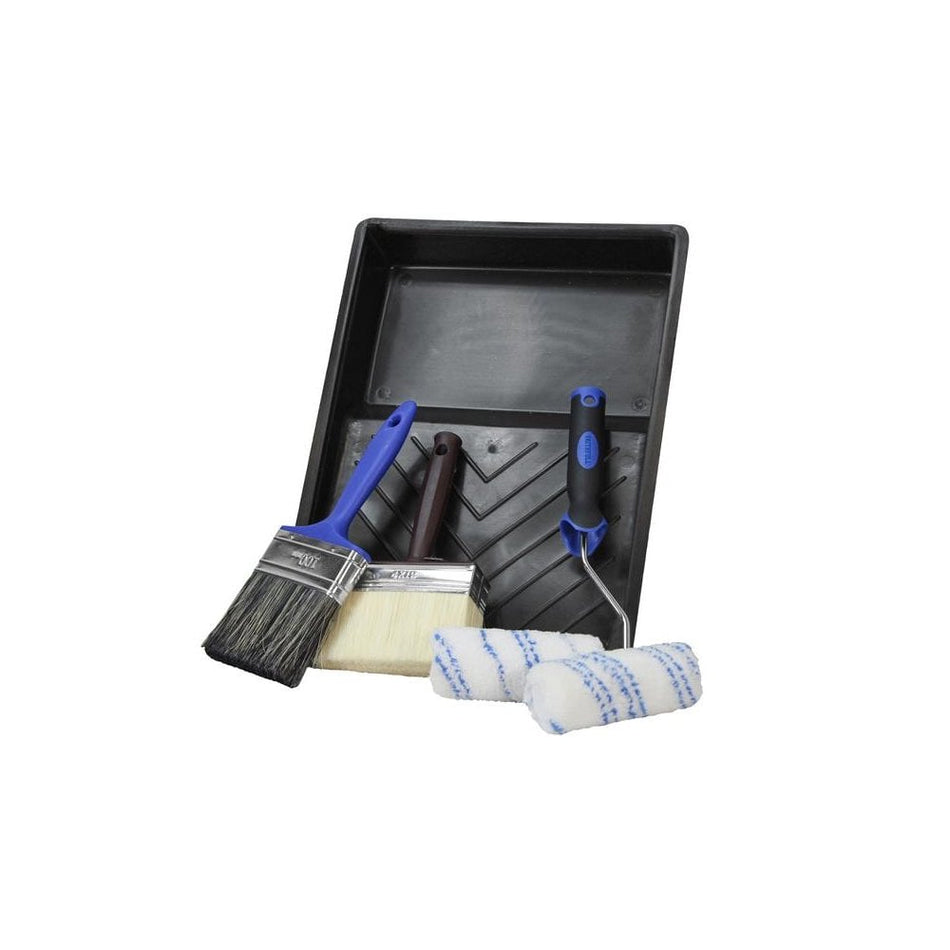 Faithfull Wood Care Paint Brush & Roller Kit, 6 Piece