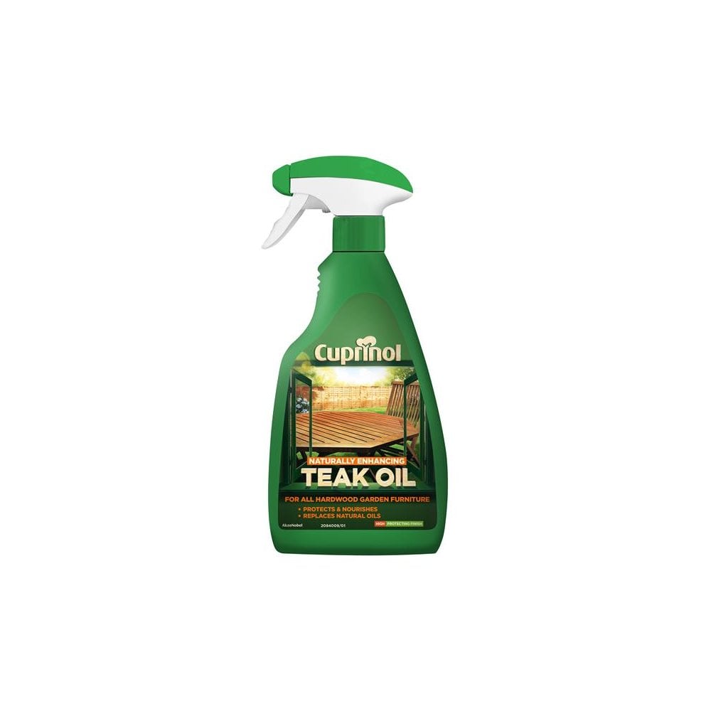 Cuprinol Naturally Enhancing Teak Oil Clear Spray 500ml