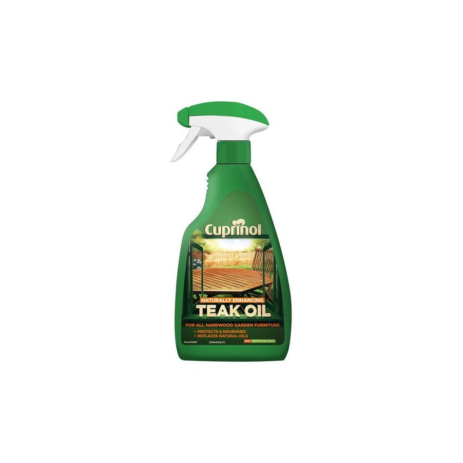 Cuprinol Naturally Enhancing Teak Oil Clear Spray 500ml