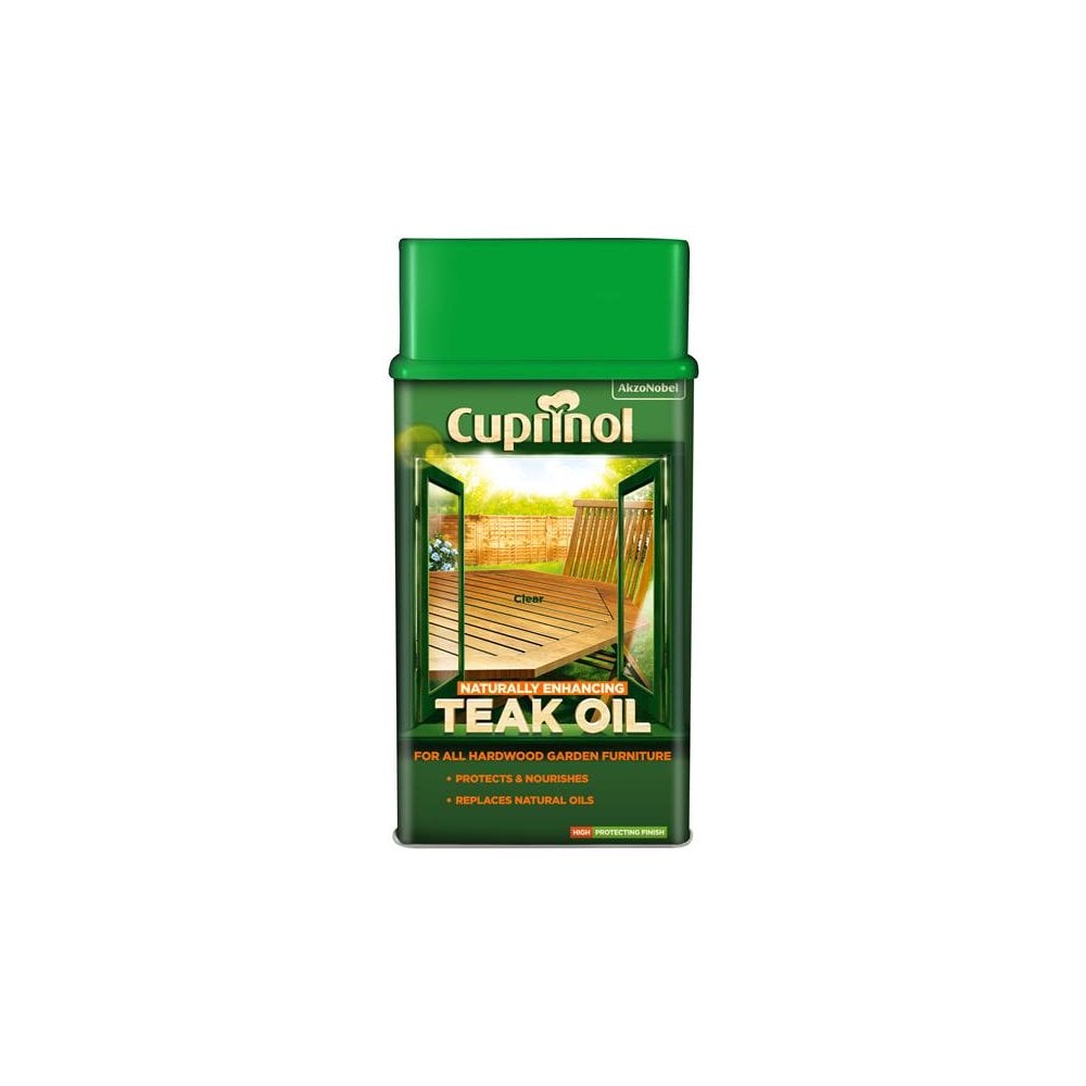 Cuprinol Naturally Enhancing Teak Oil Clear 1 litre