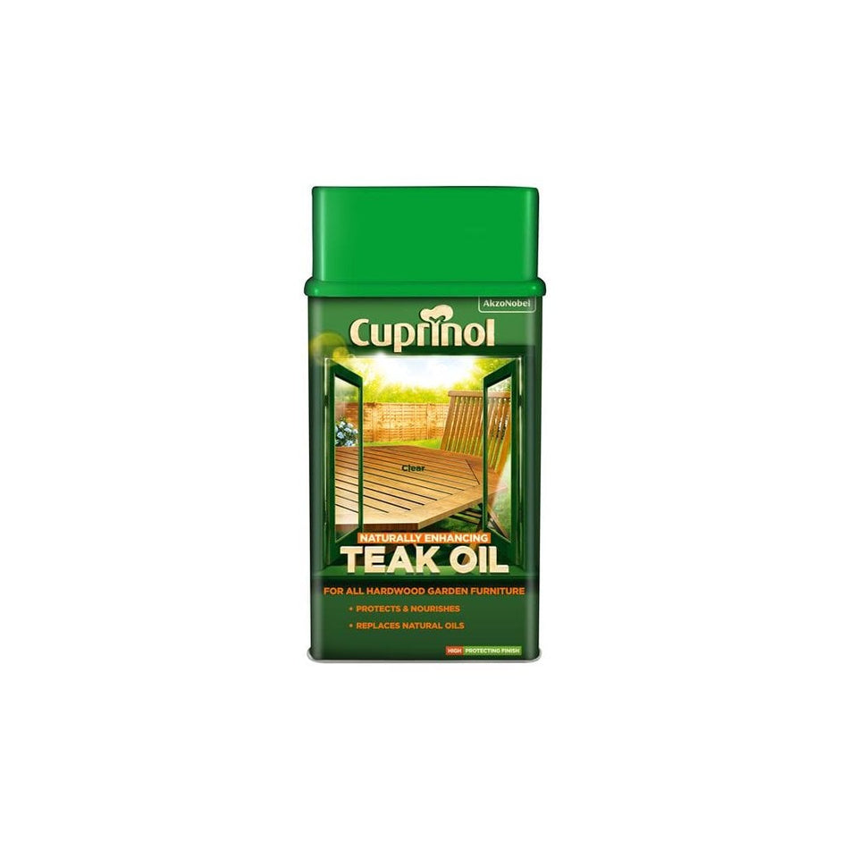 Cuprinol Naturally Enhancing Teak Oil Clear 1 litre