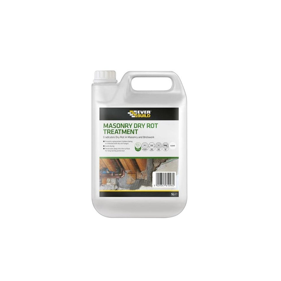 Everbuild Masonry Dry Rot Treatment 5 litre