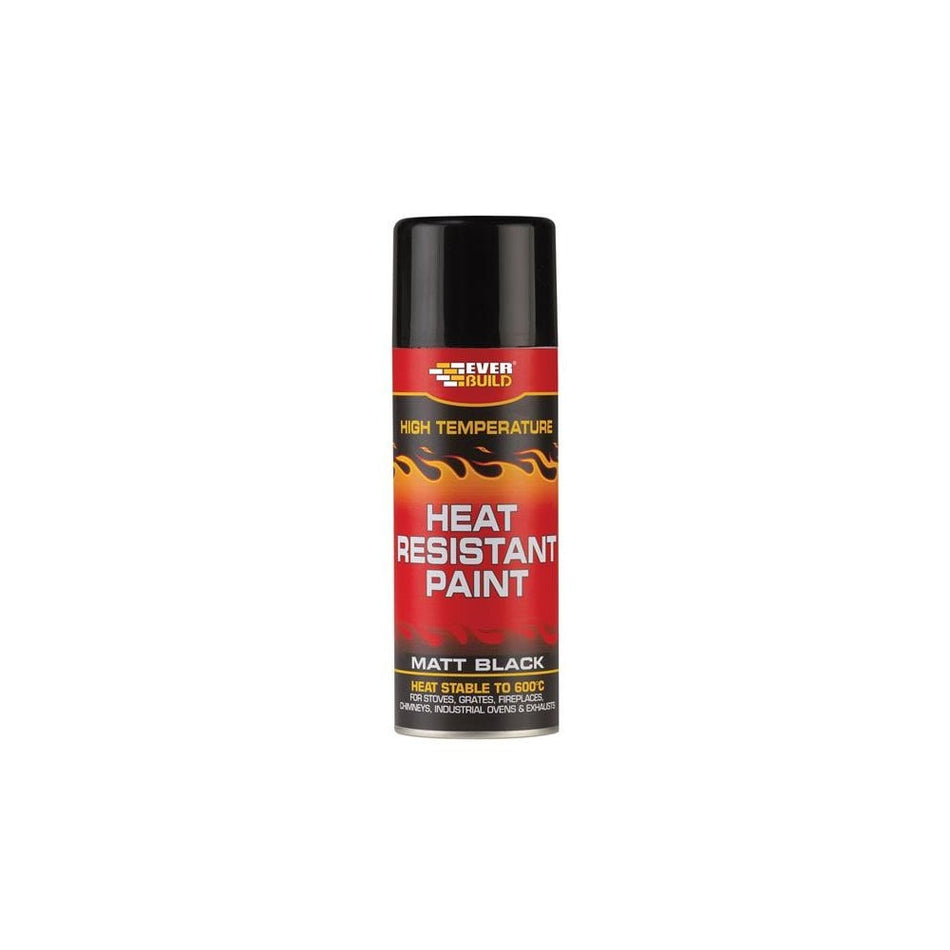 Everbuild Heat Resistant Paint Aerosol 400ml