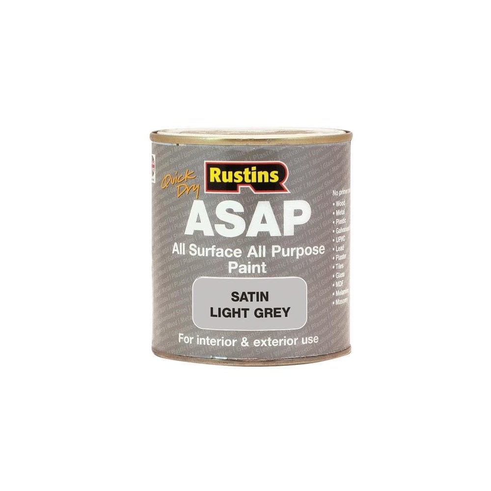 Rustins ASAP Paint Light Grey 500ml