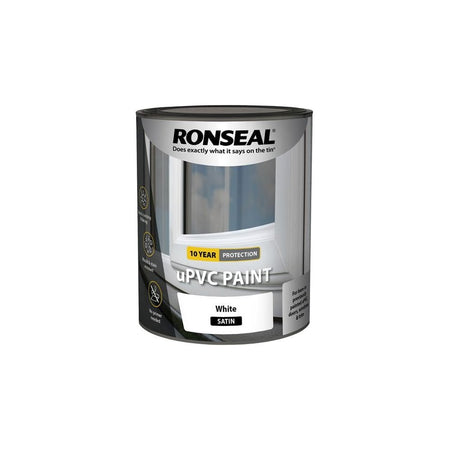 Ronseal uPVC Paint White Satin 750ml