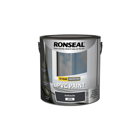 Ronseal uPVC Paint Anthracite Satin 2.5 litre