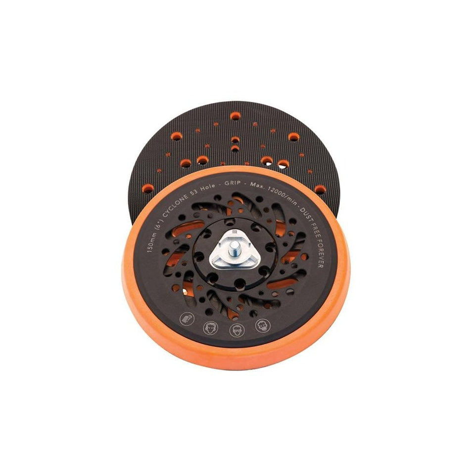 Flexipads World Class Cyclone? Backing Pad Medium 53 Hole 150mm
