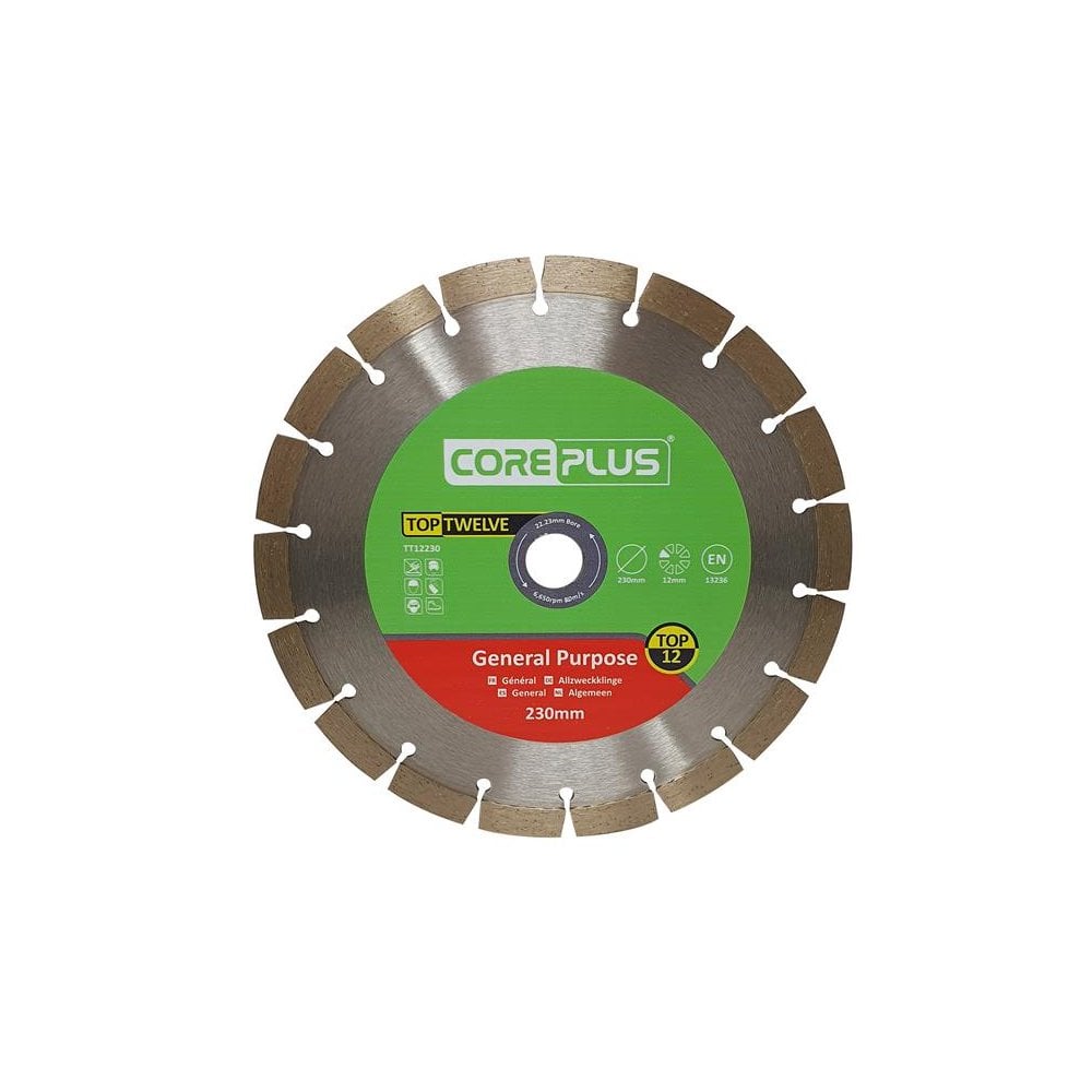 CorePlus Top Twelve General Purpose Diamond Blade 230mm