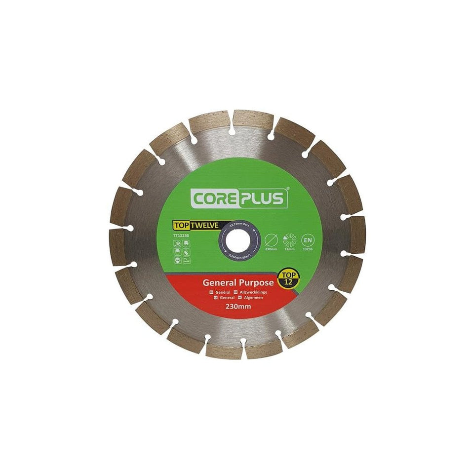 CorePlus Top Twelve General Purpose Diamond Blade 230mm