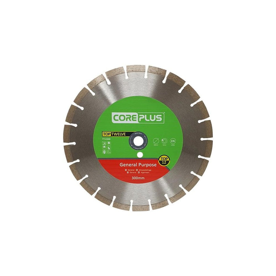 CorePlus Top Twelve General Purpose Diamond Blade 300mm