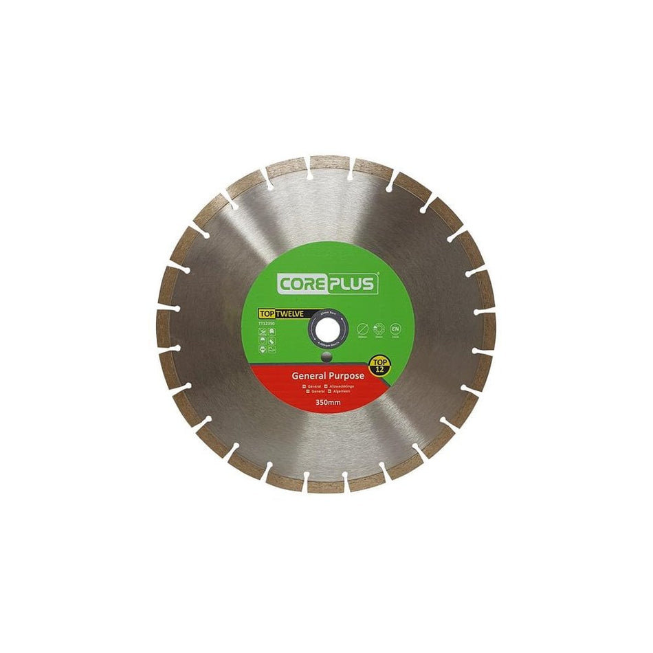 CorePlus Top Twelve General Purpose Diamond Blade 350mm