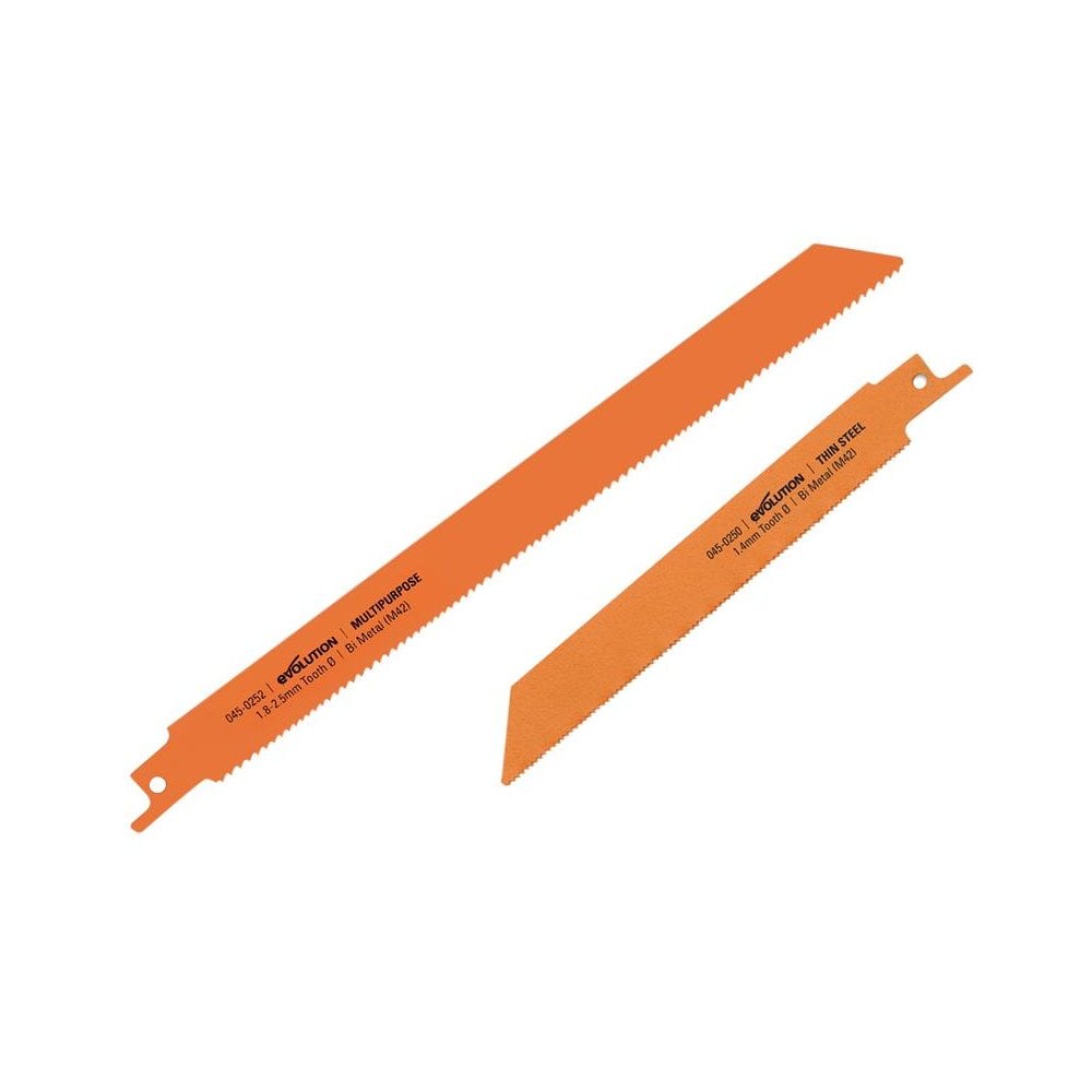Evolution RAGE8© Thin Steel & Multi-Purpose Blade Pack