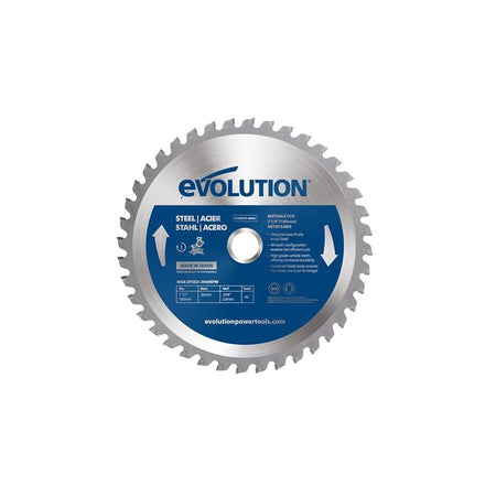 Evolution Mild Steel Cutting Mitre Saw Blade 185 x 20mm x 40T