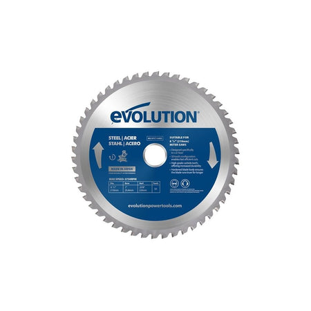 Evolution Mild Steel Cutting Mitre Saw Blade 210 x 25.4mm x 50T