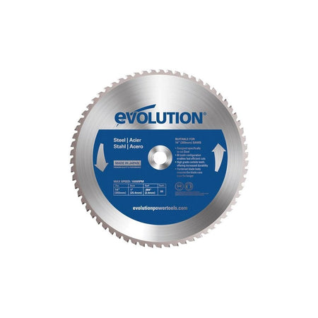 Evolution Mild Steel Cutting Chop Saw Blade 355 x 25.4mm x 66T