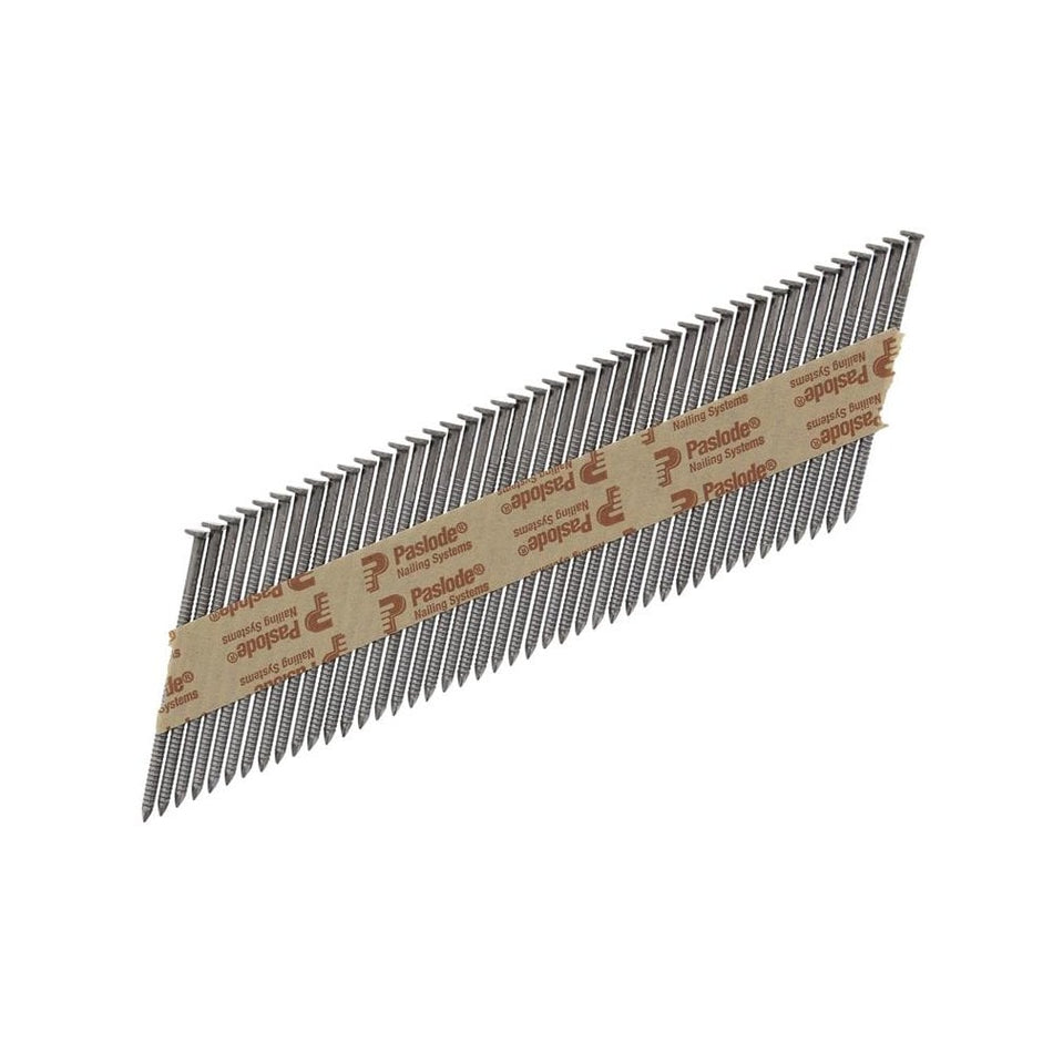 Paslode 3.1 x 75mm 350 Ring Nails Bright Finish Box of 2200 + 2 Fuel Cells