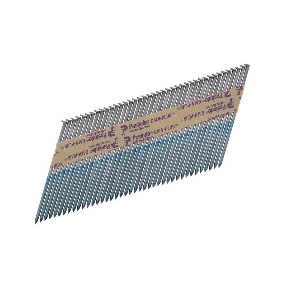 Paslode 3.1 x 90mm IM350 Smooth Nails Galv-Plus© Finish Box of 2200 + 2 Fuel Cells