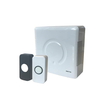 Deta Vimark Wired Door Bell Chime and Push Kit