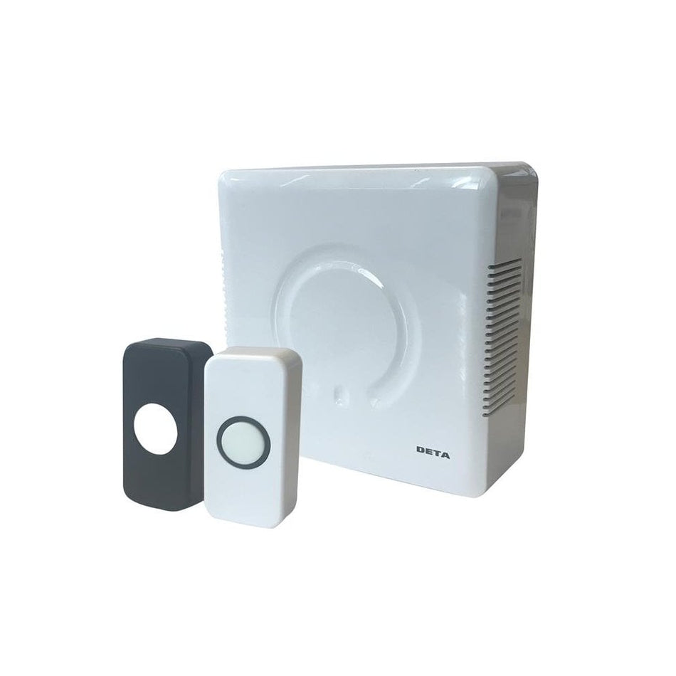 Deta Vimark Wired Door Bell Chime and Push Kit