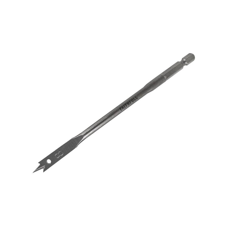 Faithfull Flat Bit 8mm
