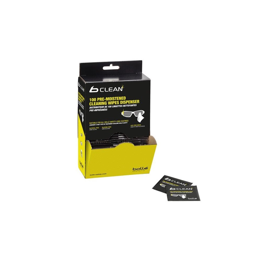 Bolle Safety B100 b Clean Cleaning Tissues Dispenser (Pack 100)