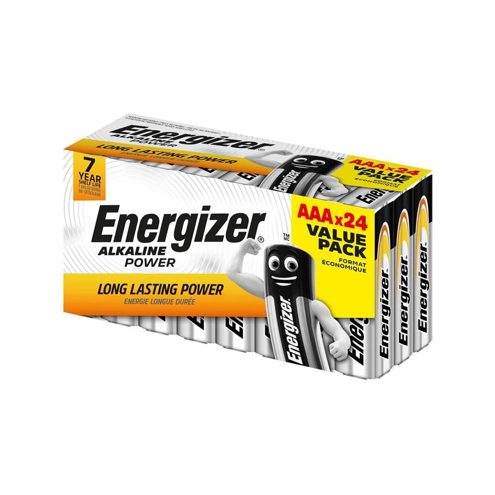 Energizer© AAA Cell Alkaline Power Batteries (Pack 24)