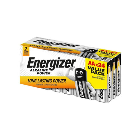Energizer© AA Cell Alkaline Power Batteries (Pack 24)