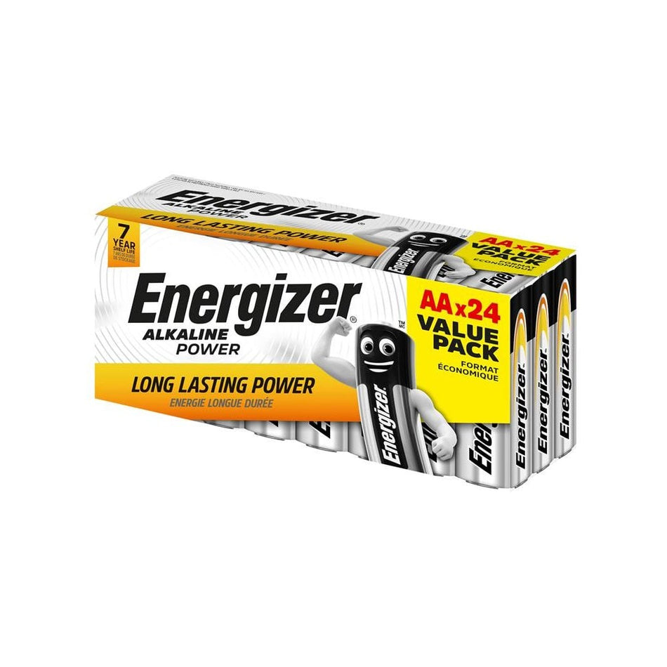 Energizer© AA Cell Alkaline Power Batteries (Pack 24)