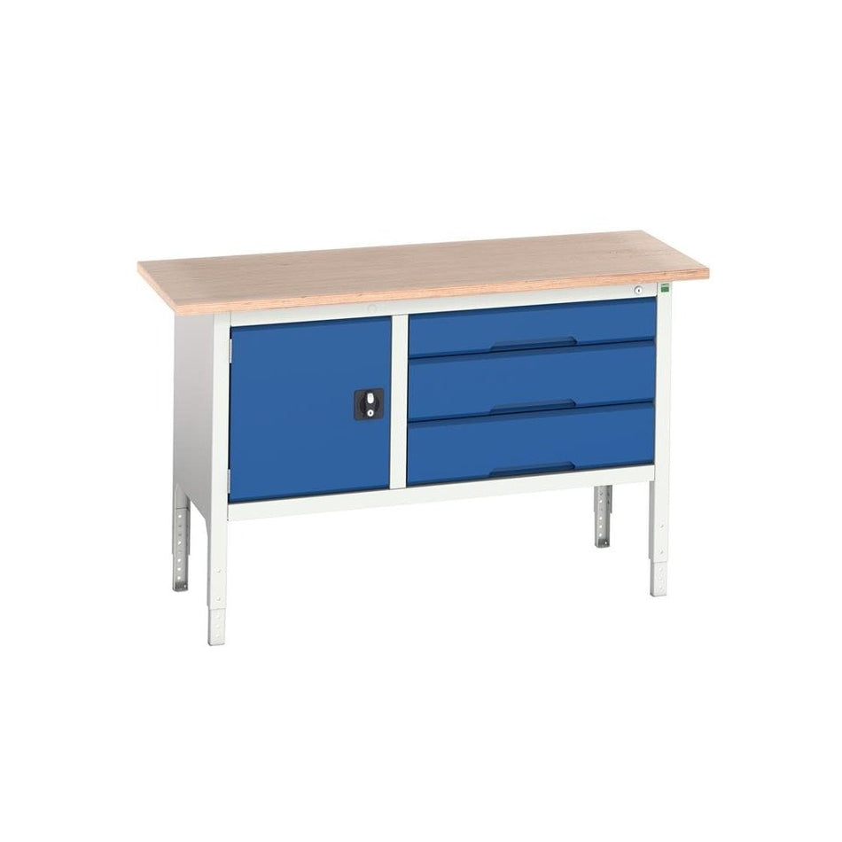 Bott Verso Adjustable Height Storage Bench 1500 x 600mm