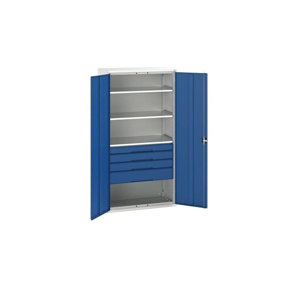 Bott Verso Kitted Cupboard, 3 Shelf & 4 Drawer