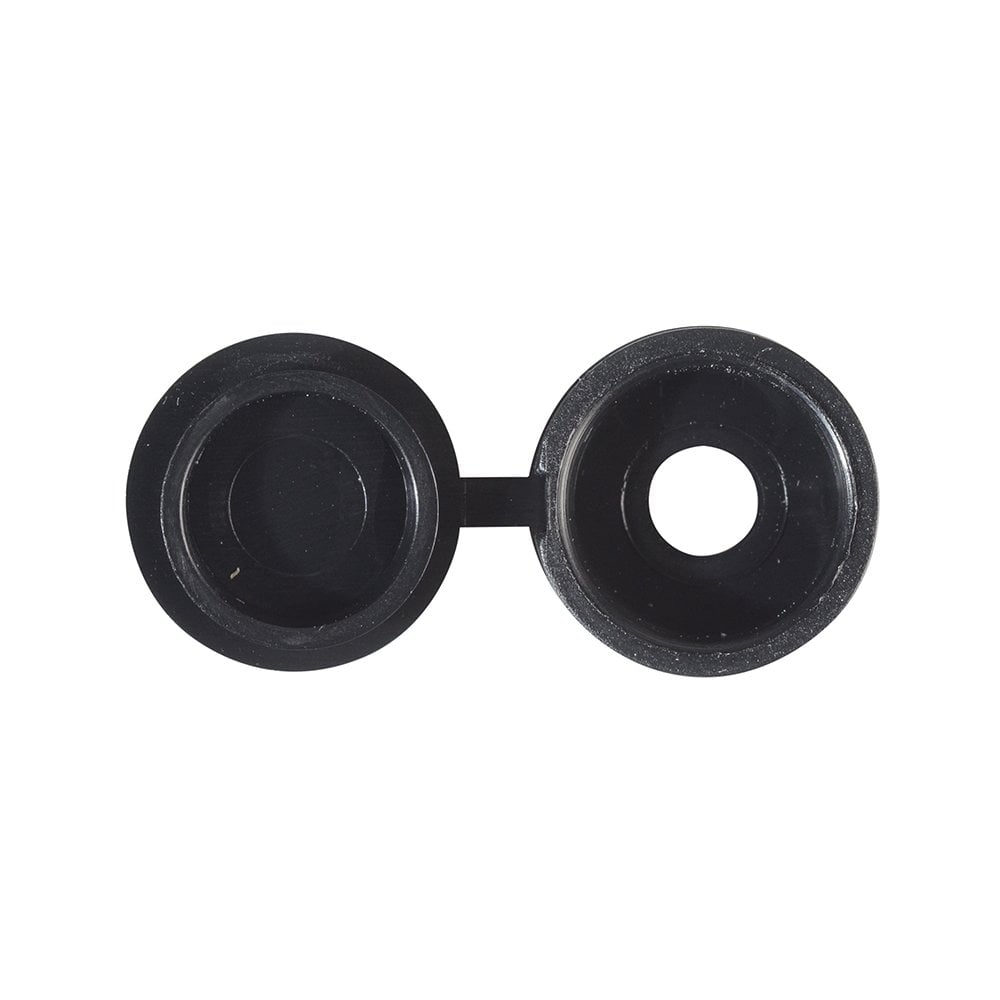 Forgefix Hinged Cover Cap Black No. 6-8 Bag 100