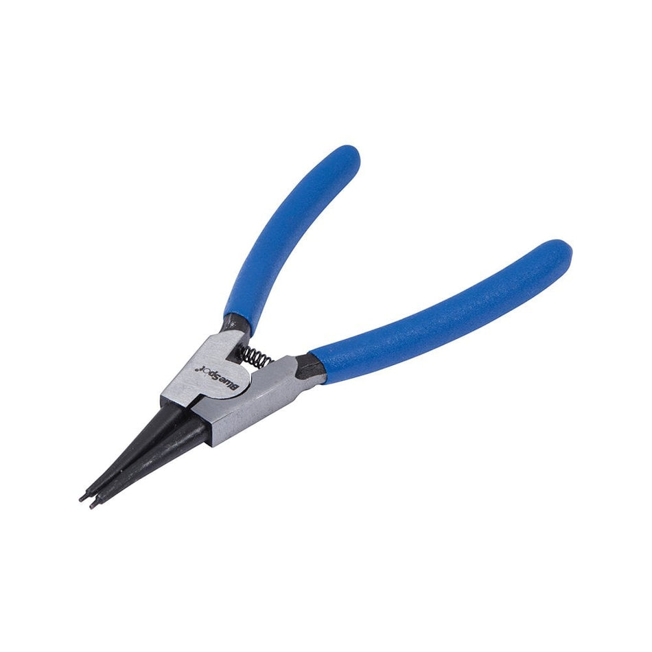 BlueSpot Tools External Straight Tip Circlip Pliers 150mm (6in)