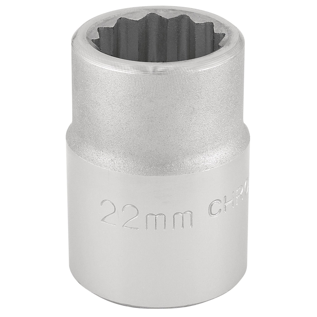 DRAPER 3/4" Square Drive 12 Point Socket (22mm): Model No. T-MM/B