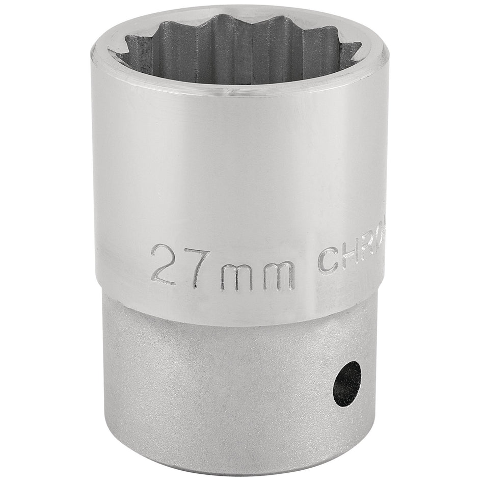 3/4" Square Drive 12 Point Socket (27mm): Model No. T-MM/B
