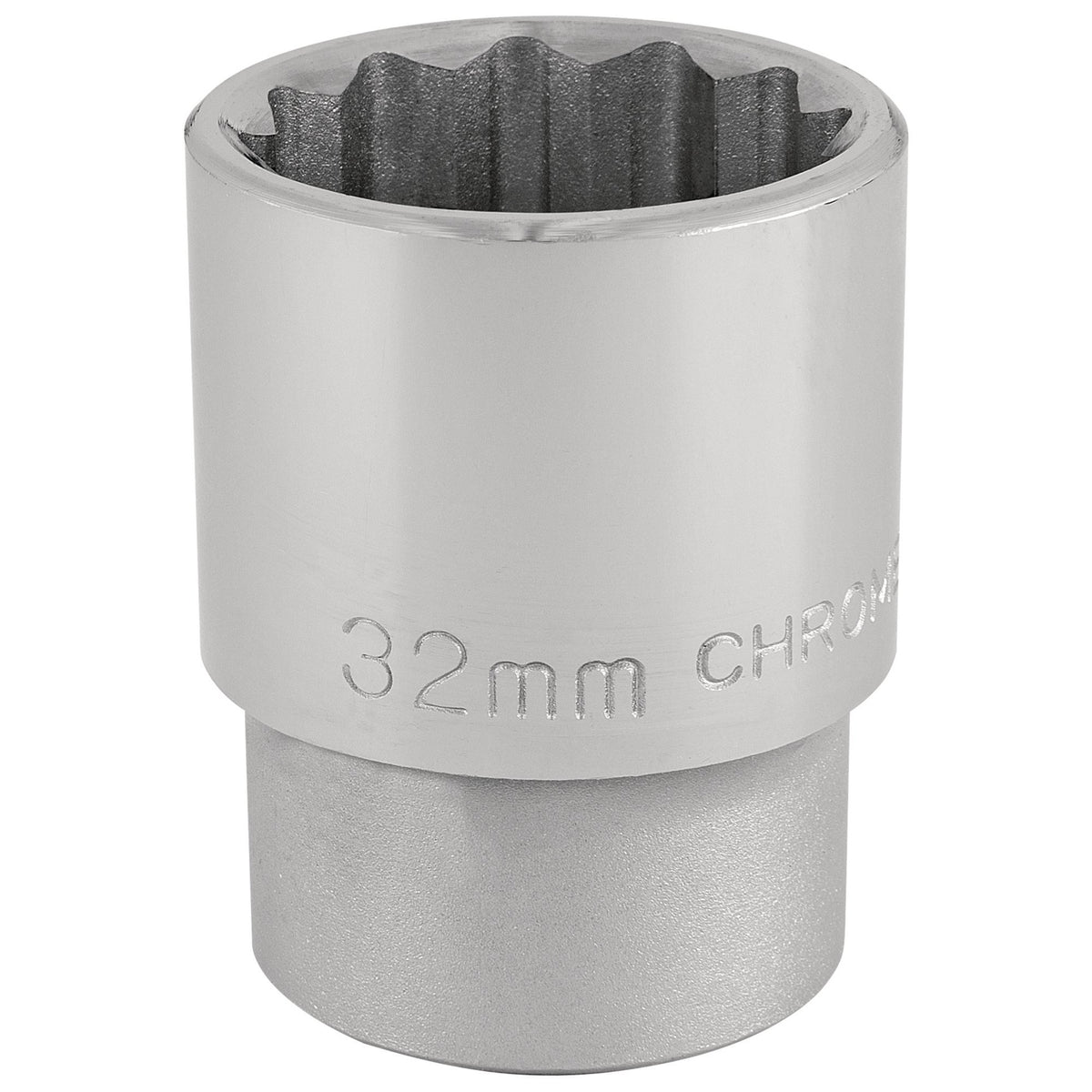 DRAPER 3/4" Square Drive 12 Point Socket (32mm): Model No. T-MM/B